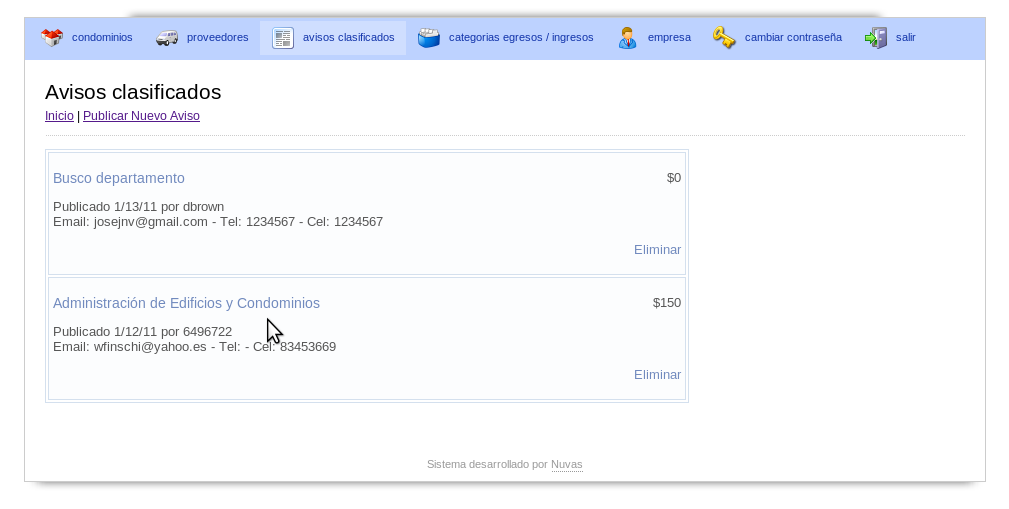 Software de Administracion de Condominios Software de Administracion de Condominios