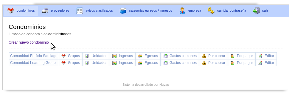 Software de Administracion de Condominios Software de Administracion de Condominios